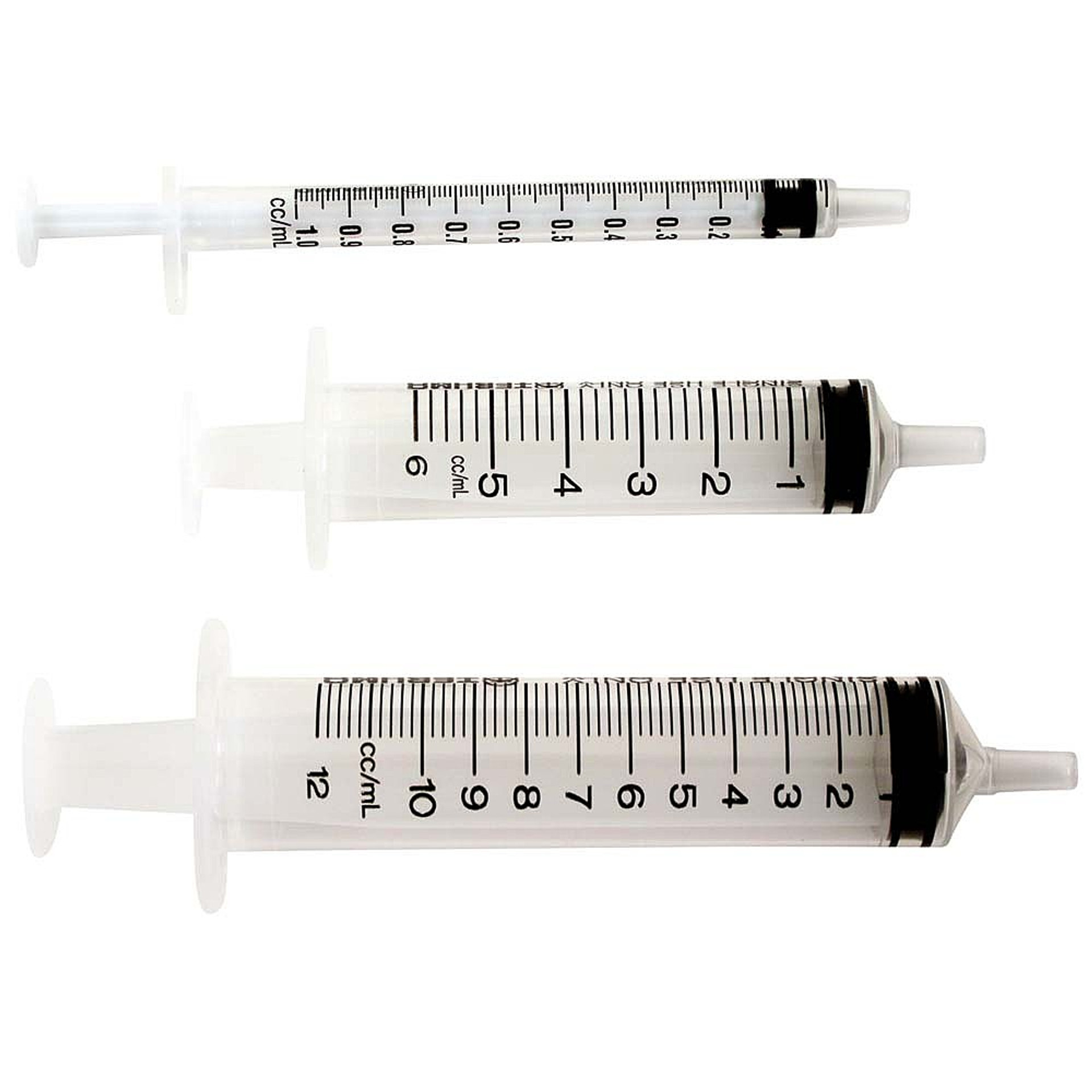 Syringe 3 sizes Ideal for Measuring Liquids
