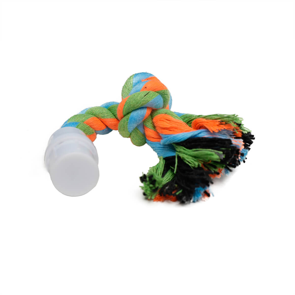 View of Colourful Natural Rope Swing Parrot Toy For Bird Cages