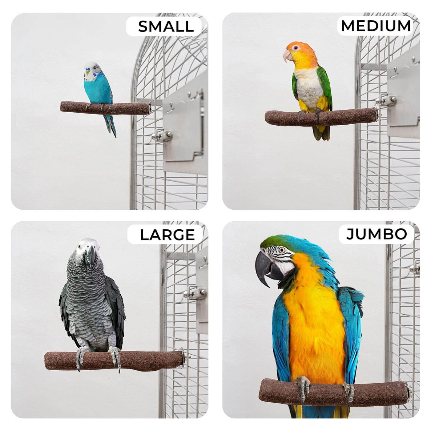 Small Nail Trim Parrot Perch Stand for Bird Cages