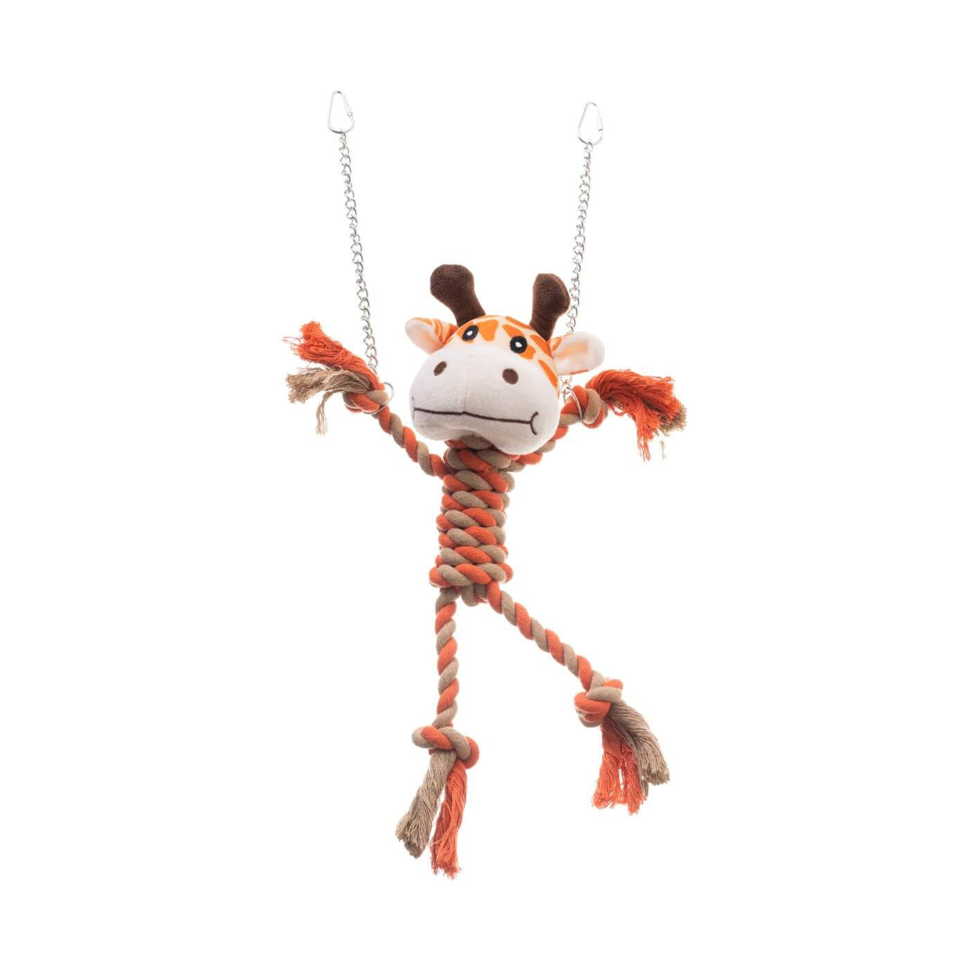 Cheerful Rope Buddy Parrot Toy for Bird Cages