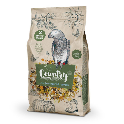 Parrot Essentials Country Parrot Food Sensible Seed with Smart Pellets for Large Birds