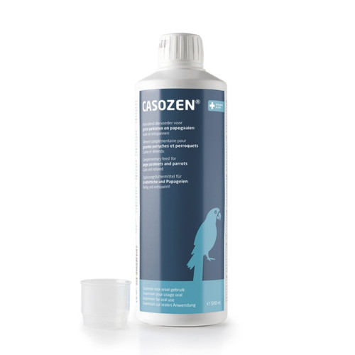 Casozen Liquid - Anti Stress & Feather Plucking Remedy for Parrots - 500ml