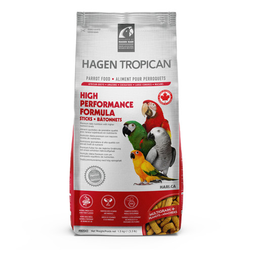 Tropican High Performance Sticks Parrot Food 1.5kg