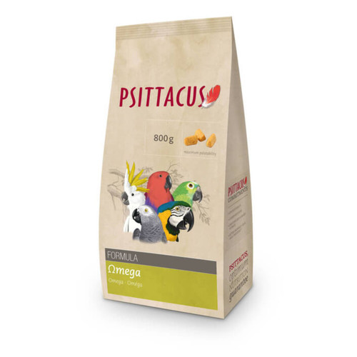 Psittacus Omega Formula Parrot Food 800g