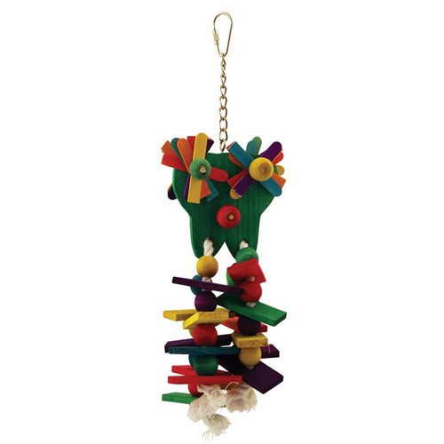 Starry Eyed Preening Parrot Toy