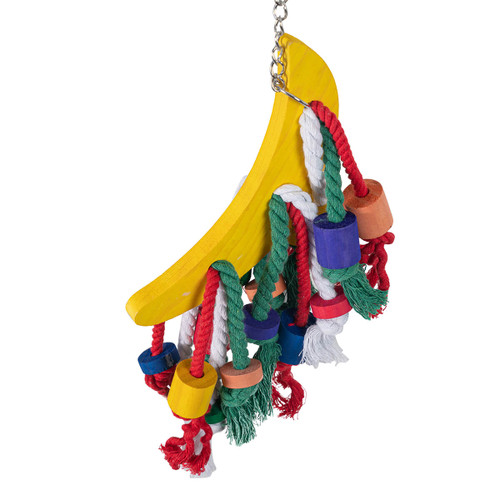 Colourful Cotton Rope Parrot Toy - Parrot Essentials