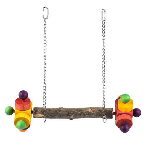 parrot swing toy