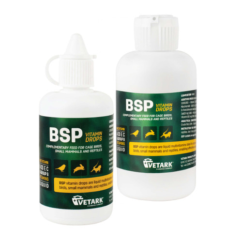 Vetark BSP Liquid Multi-Vitamin Drops for Birds - 2 sizes