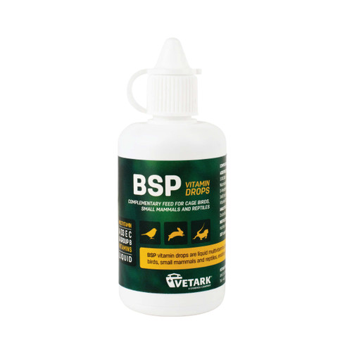 Vetark BSP Liquid Multi-Vitamin Drops for Parrots & Birds 50ml