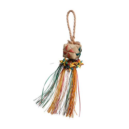 Parrot Essentials Diamond Cube Natural Parrot Toy
