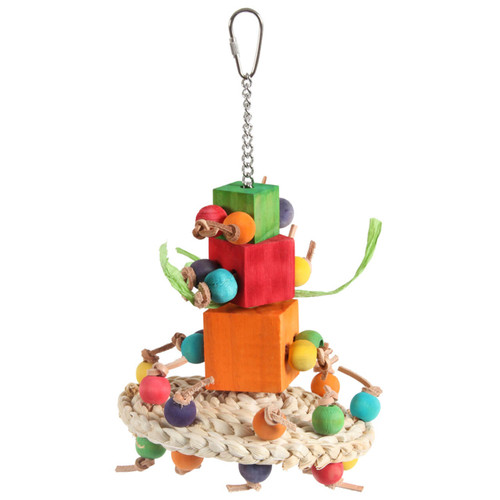 Sombrero Stack Parrot Toy for Pet Birds