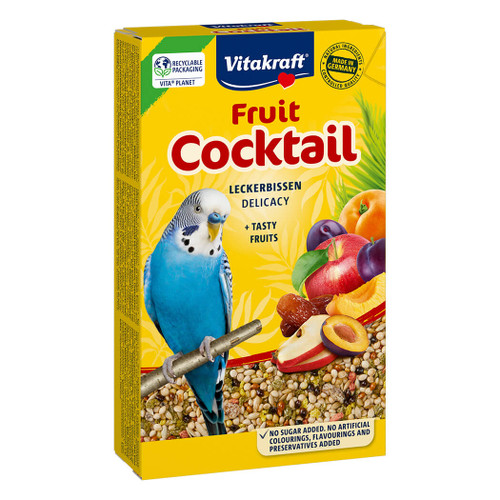 Vitakraft Fruit Cocktail Budgie Treat Mix for Parakeets