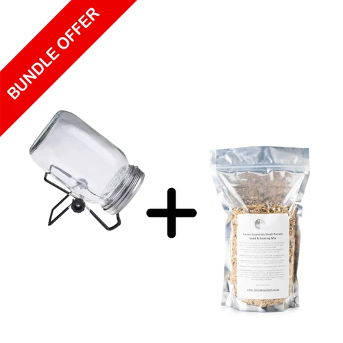 Sprouting Starter Pack - Healthy Parrot Food for Budgies, Cockatiels & Small Parrots