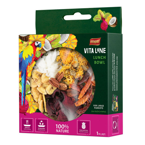 Vitapol Vita Line Lunch Bowl Parrot Treat for Large Parrots