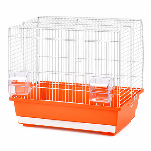 (Discounted) Bird Cage Ibiza Natalia 1 Orange & White - Perches Not Included