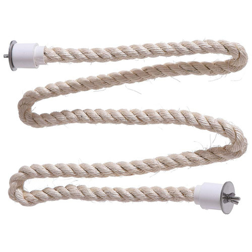 Sisal Rope Zig Zag Natural Parrot Perch - Small