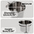 Stainless Steel Parrot Feeding Bowl for Bird Cages - Medium