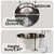 Stainless Steel Parrot Feeding & Water Bowl - Medium