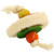 Loofah Disc Natural Foot Parrot Toy