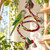 Cotton Bouncing Parrot Perch and Parrot Toy with Bell