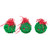 Green and Red Ball Stuffers Parrot Toy Large - Pack of 3
