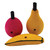 Wood Fruit Chews - Parrot Foot Toys - Pack of 3