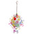 Interactive Hanging Parrot Toy with Wiffle Ball