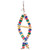 Wood & Cardboard Parrot Toy Pendant for Bird Cages