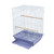 Parrot Essentials - Pirin Small Bird & Parakeet Cage - Purple & White