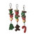 Christmas Kabobs Natural Parrot Toy - Pack 3 for Pet Birds