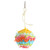 Rainbow Disco Ball Bauble Parrot Toy