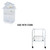 Krasi Bird Cage with Stand in White by Parrot Essentials