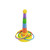 Hula Hoops Rainbow Rings Parrot Toy - Tall Hula Hoops Rainbow Rings Parrot Toy - Tall