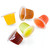 Assorted Fruit Cups Jelly Parrot Treats - Pack of 5