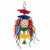 Colourful Crinkle Paper & Willow Parrot Shredding Toy