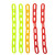 Large Colourful Plastic Chain Links Toy Making Parts - 5 Pack