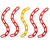 Colourful Plastic Chain Links - Large - Foot Parrot Toy