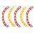 Large Colourful Plastic Chain Links Toy Making Parts - 5 Pack