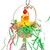 Spring Ducky Basket Shredding Parrot Toy