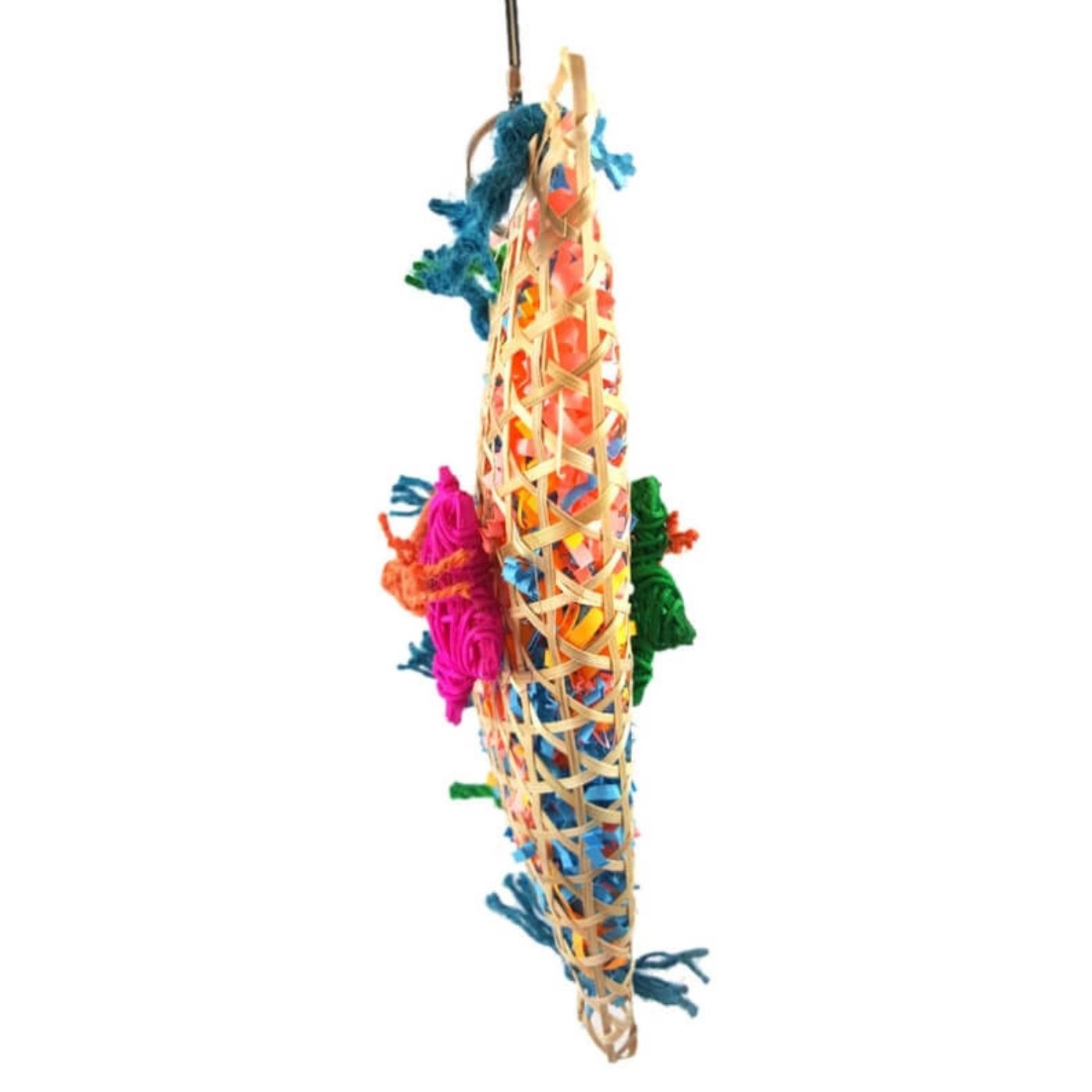 Natural Pouch for Parrot Playtime