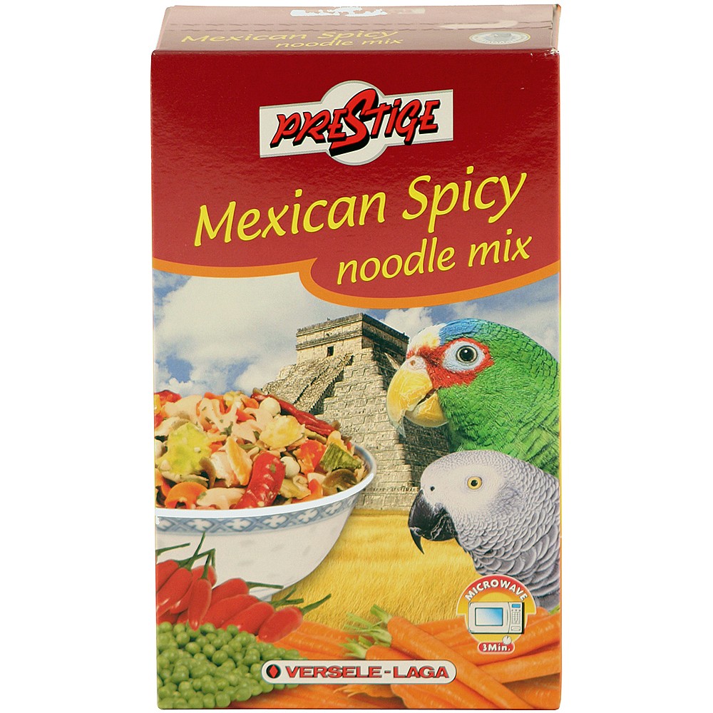 Prestige Mexican Spicy Noodle Mix Parrot Treat Parrots - 10 x 40g