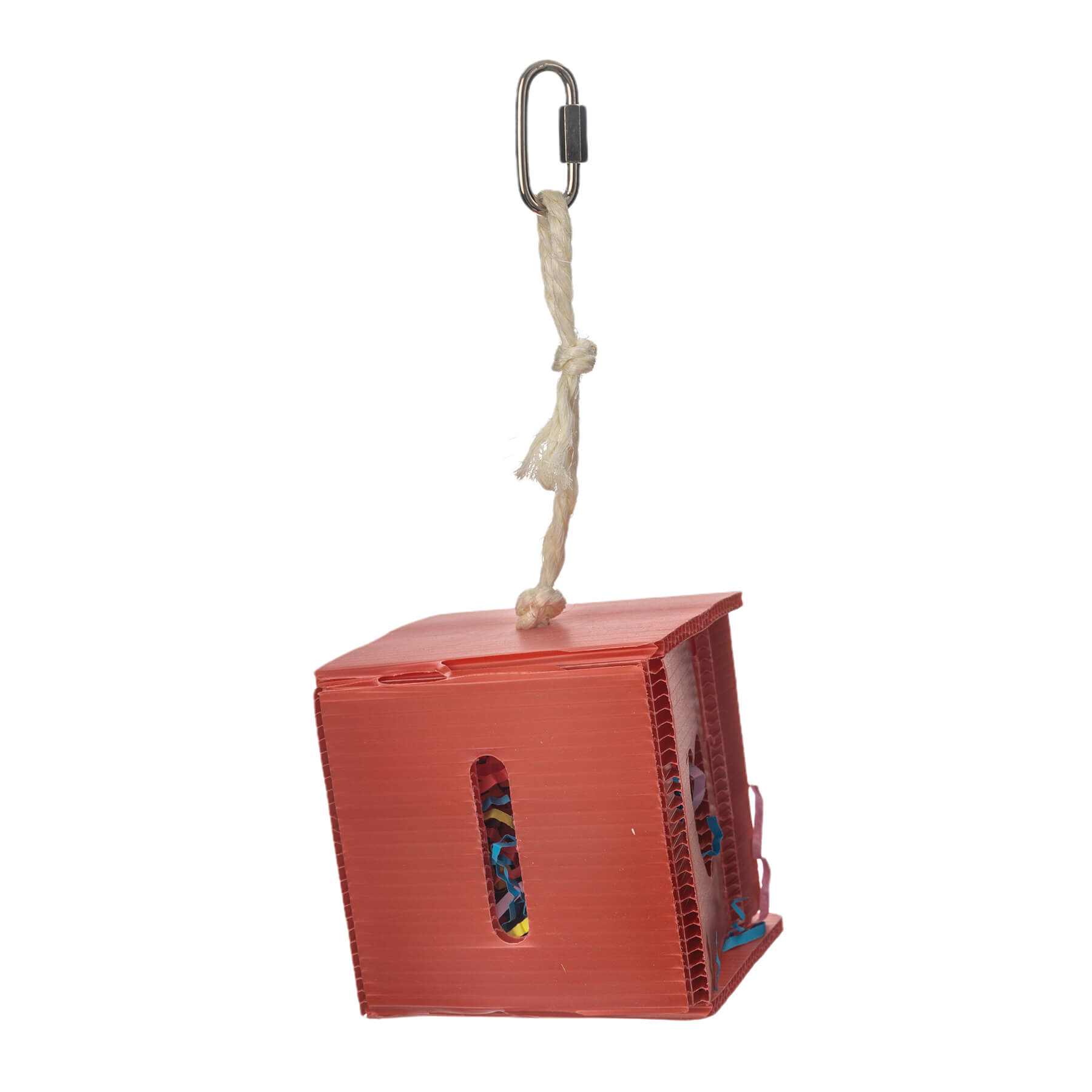 Foraging Cube - Fun Hanging Parrot Toy