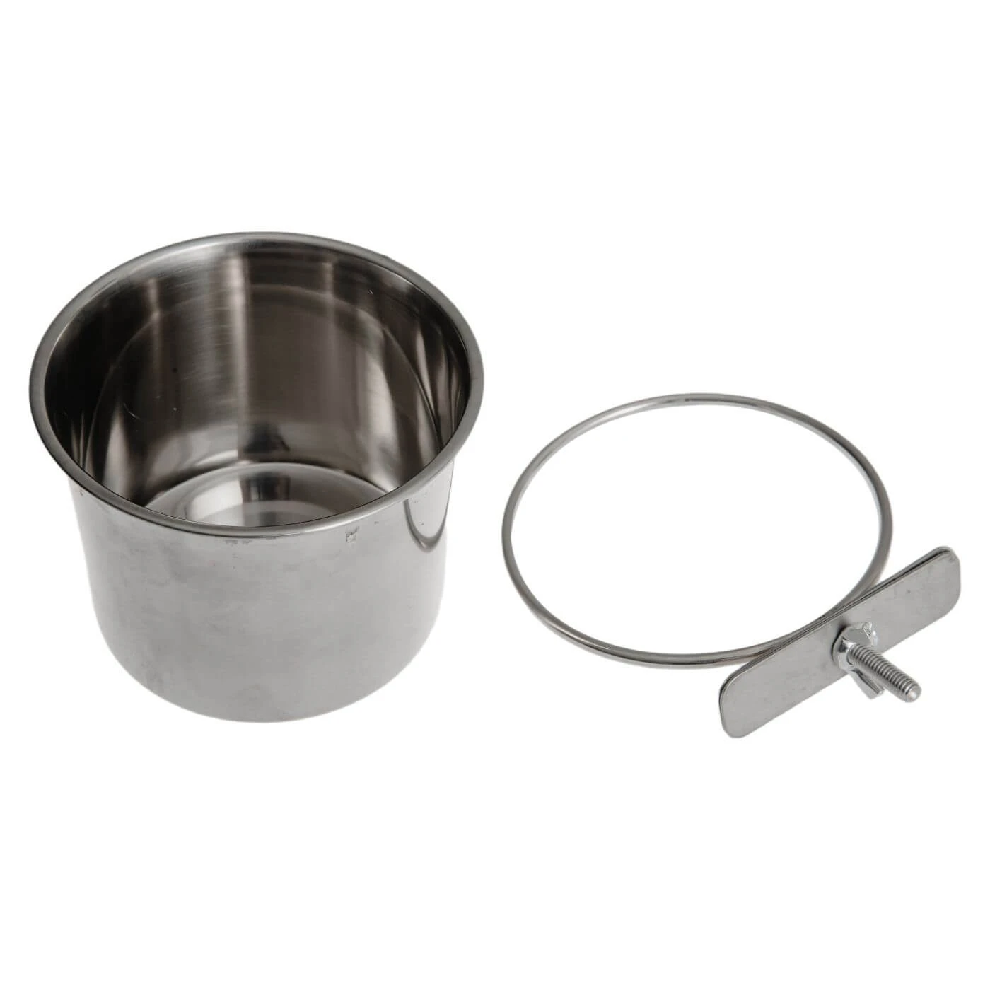Stainless Steel Parrot Food & Water Bowl