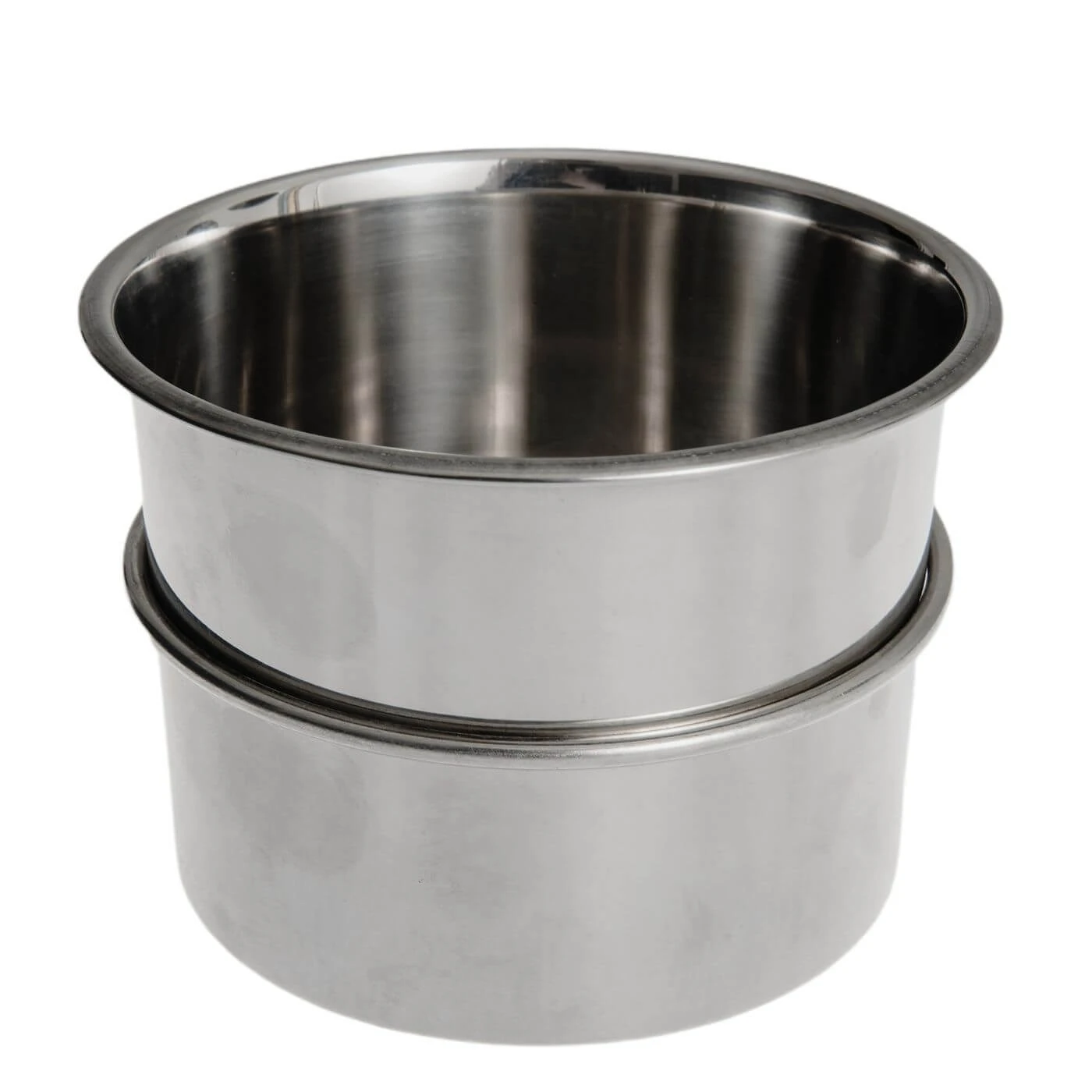 Stainless Steel Coop Cup & Clamp - Parrot Bowl for Pet Birds - Size 3