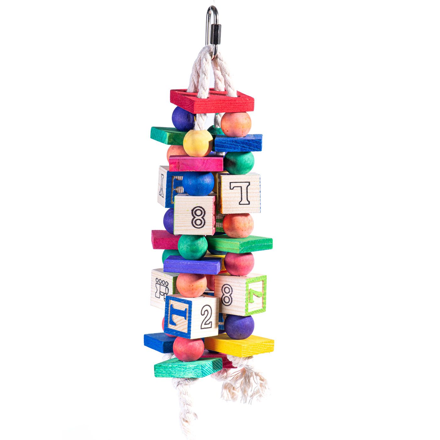 ABC Jumble Stacks Hanging Parrot Toy ABC Jumble Stacks Hanging Parrot Toy