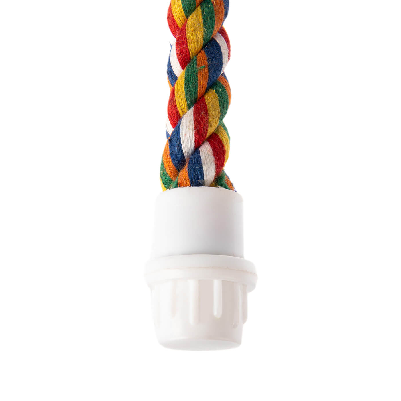 Coloured Cotton Bendy Parrot Perch