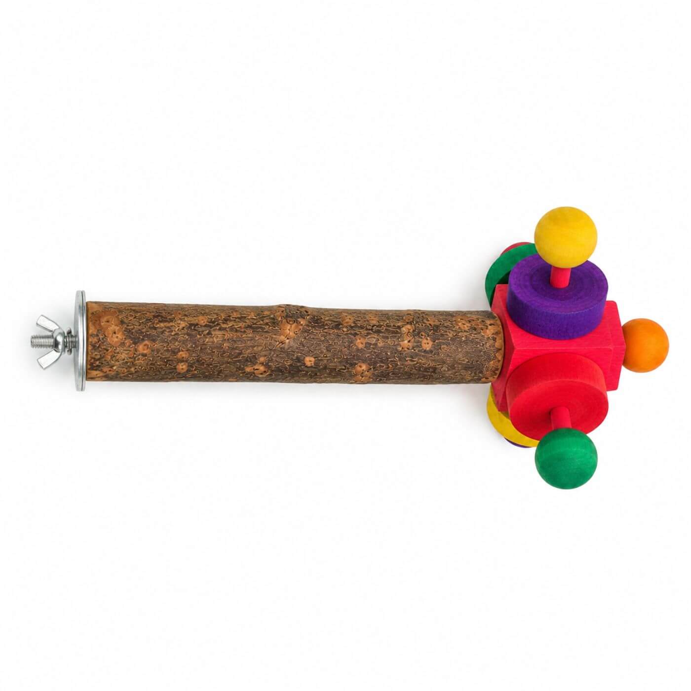 Spinning Bead Parrot Perch Accessory