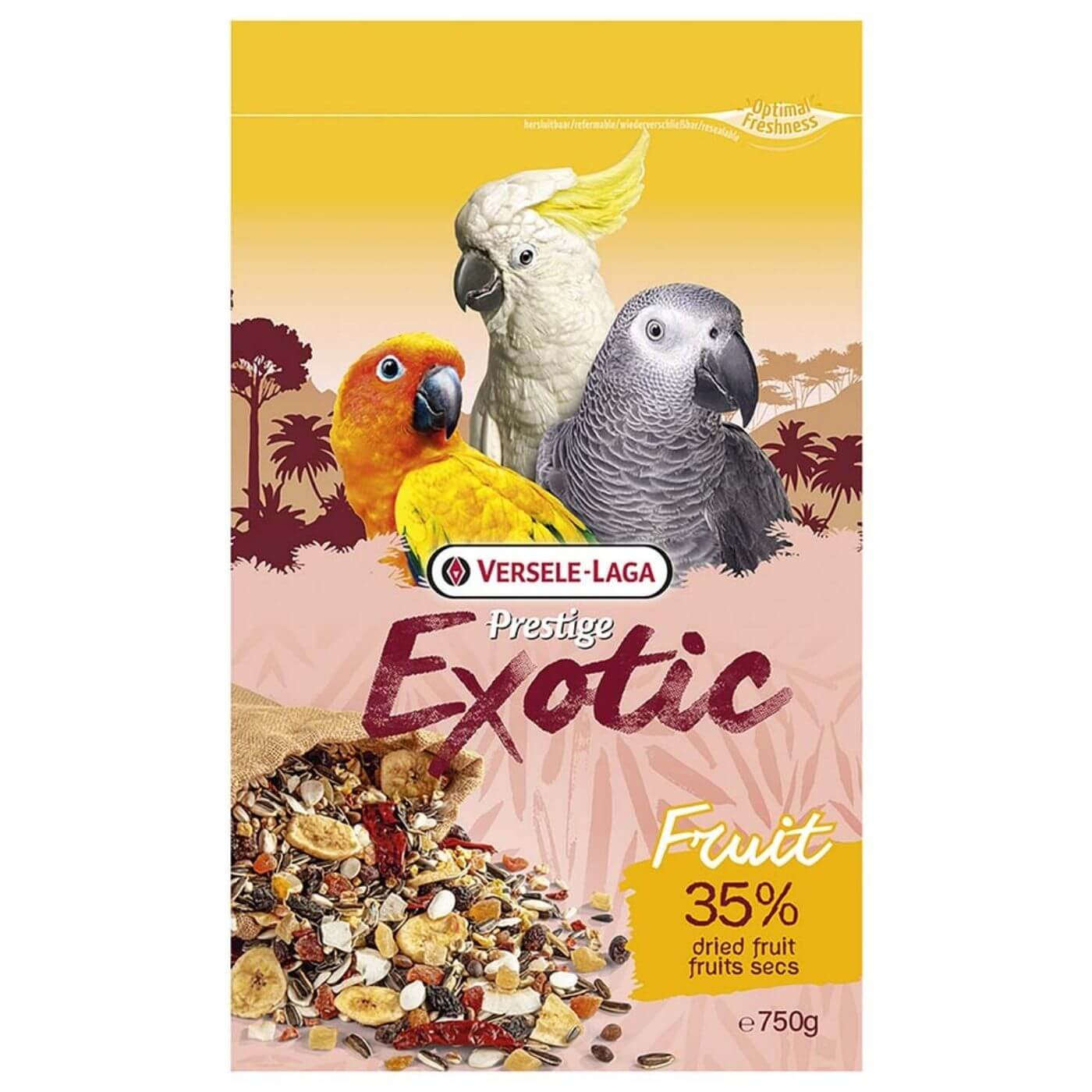 Prestige Exotic Fruit Mix Parrot Treat - 750g