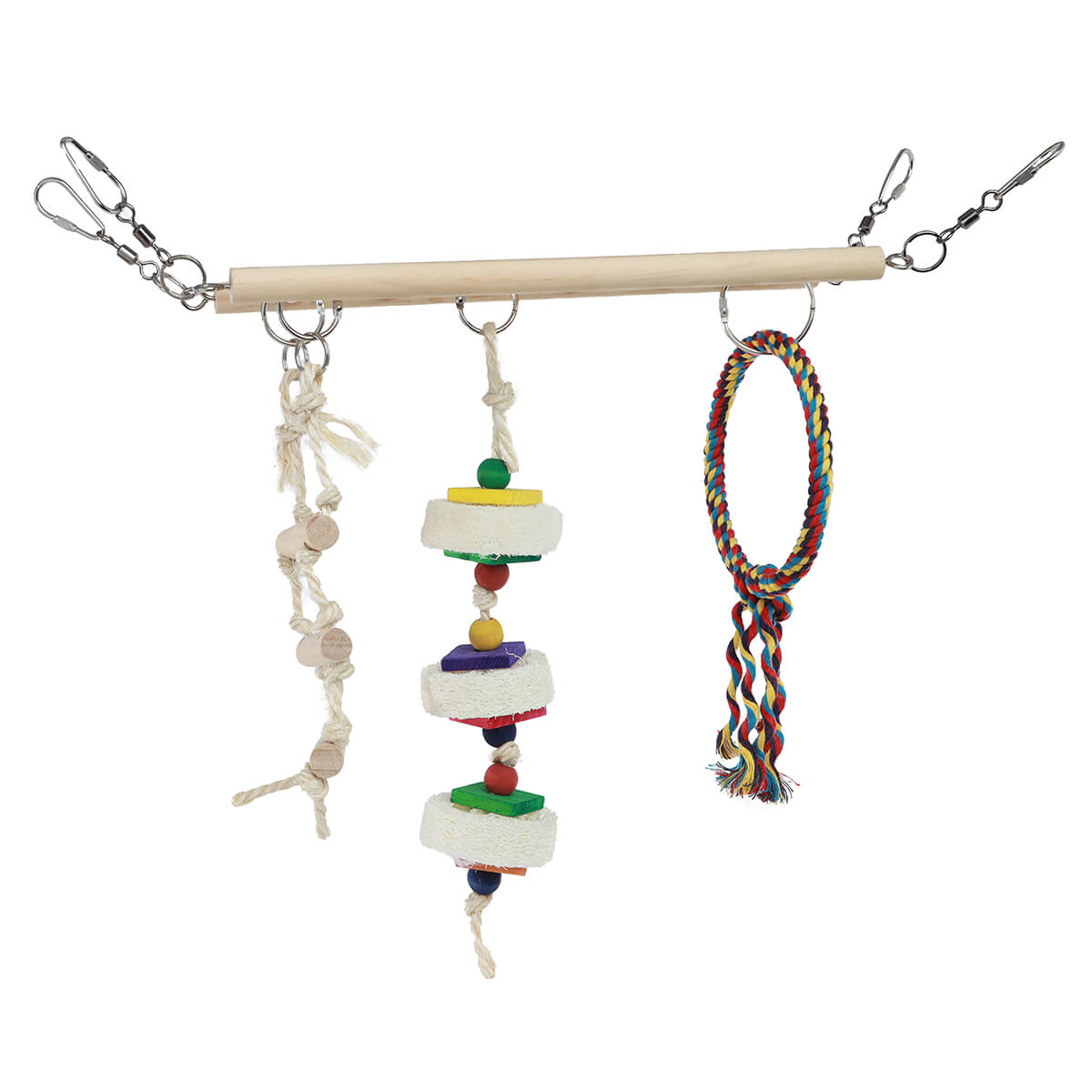Activity Swinging Ladder Parrot toy for Budgies, Cockatiels & Parakeets