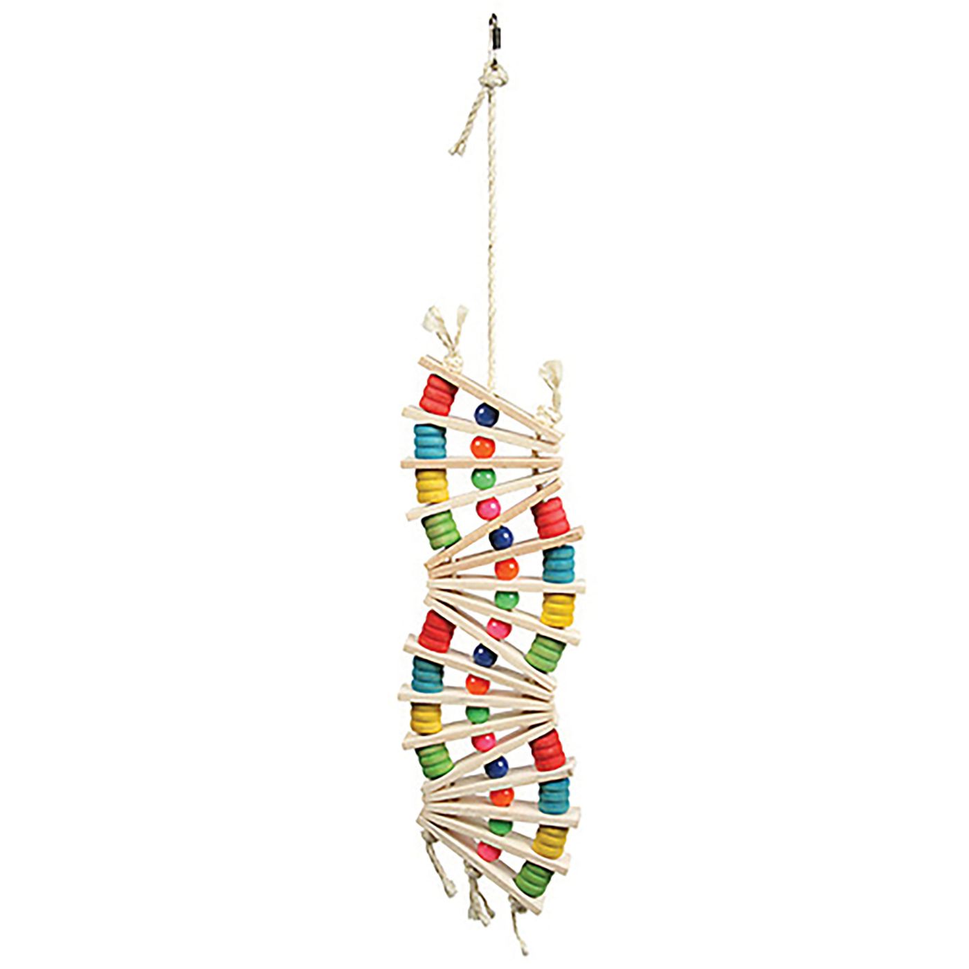 Rainbow Wave Swing & Climb Parrot Toy